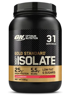 Optimum Nutrition Gold Standard 100% Isolate Whey Protein Powder Strawberry 930g