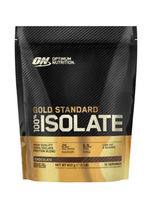 Optimum Nutrition Gold Standard 100% Isolate Whey Protein Powder Chocolate 450g